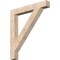 Ekena Millwork Traditional Block Smooth Bracket, Douglas Fir, 5 1/2"W x 44"D x 48"H BKT06X44X48TRA05SDF - alternate 1